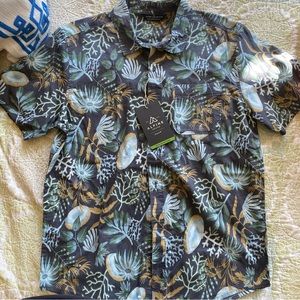 NWT Mens Alpine shirt sleeve button down shirt